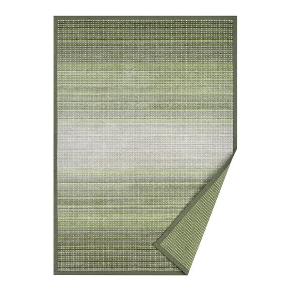 Zelený obojstranný koberec Narma Moka Olive, 140 x 200 cm