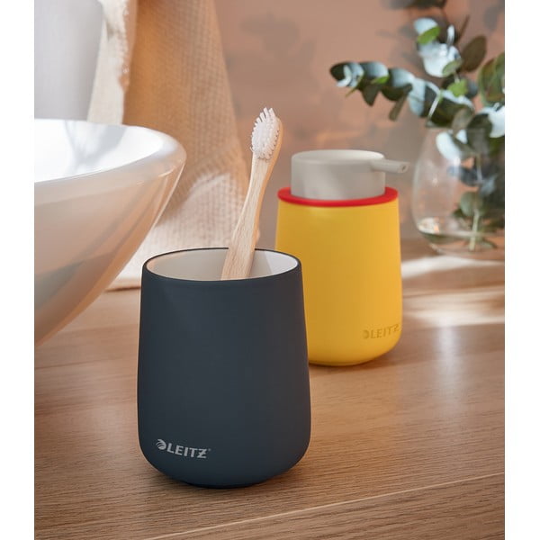 Žltý keramický dávkovač na mydlo Leitz Cosy-image-3