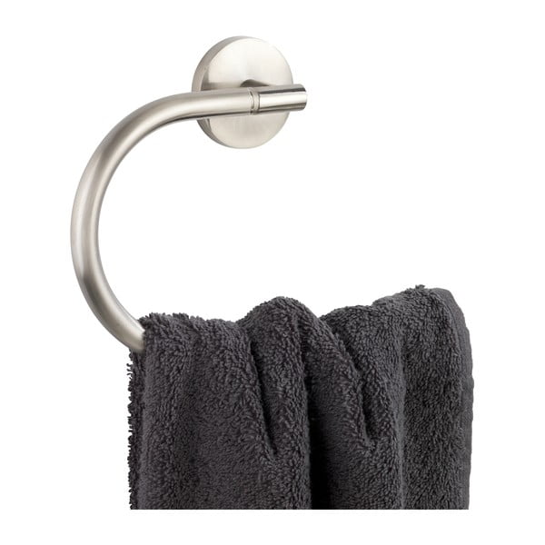 Matný nástenný antikoro držiak na uteráky Wenko Cuba-image-1