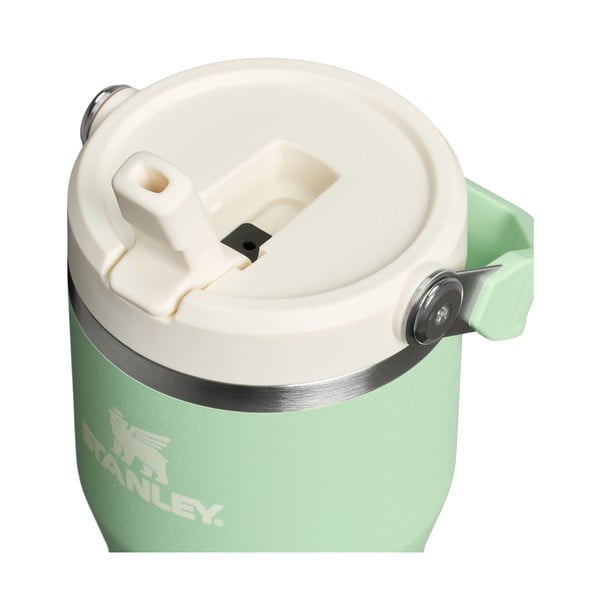 Šalviová zelená termoska z nehrdzavejúcej ocele 600 ml IceFlow™ Flip Straw 2.0 Tumbler Pistachio – Stanley-image-1