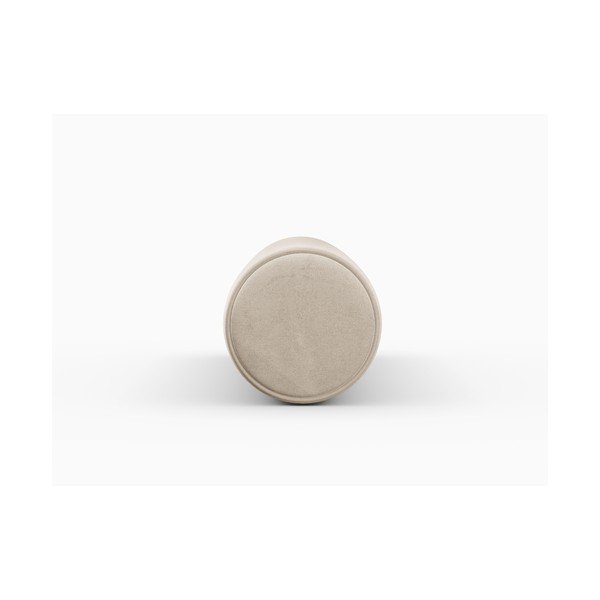 Béžový zamatový vankúš k modulárnej pohovke Rome Velvet - Cosmopolitan Design-image-1