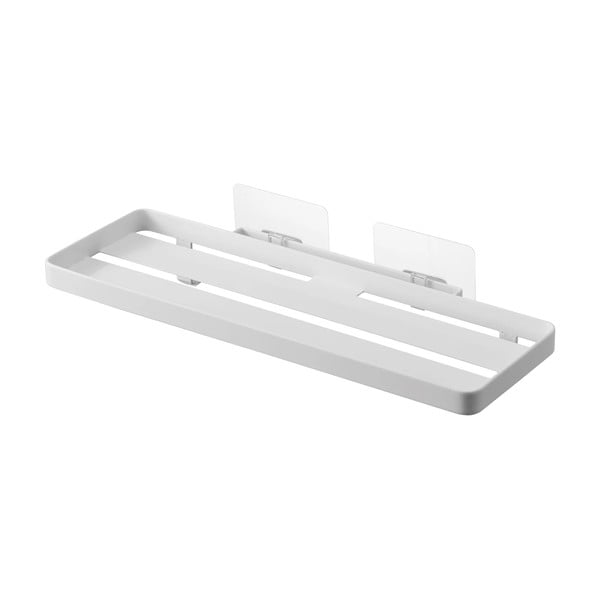 Matne biela oceľová kúpeľňová polička bez vŕtania Film Hook – YAMAZAKI