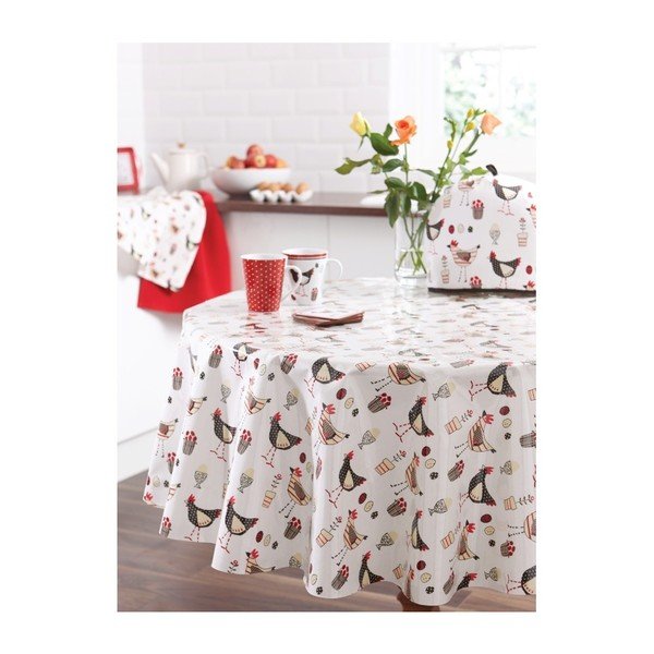 Okrúhly obrus Cooksmart England Chicken, PVC-image-1