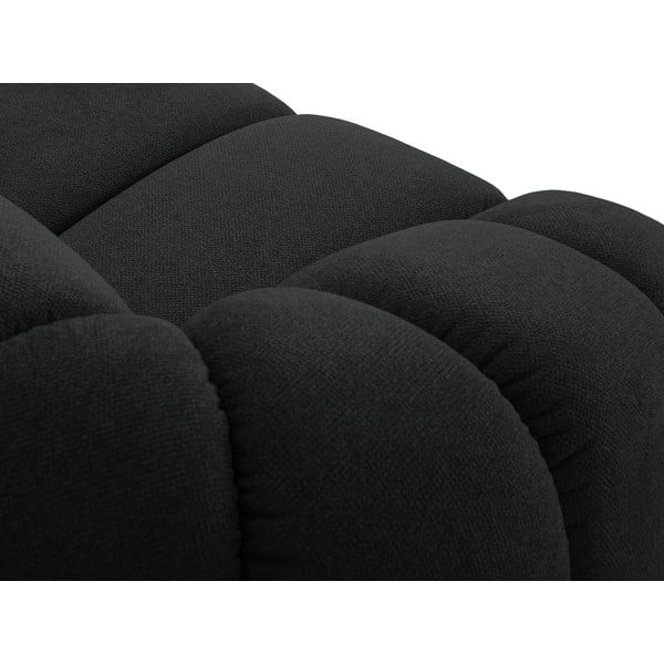 Čierna rohová pohovka (ľavý roh) Diana – Micadoni -image-1