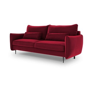 Červená rozkladacia pohovka s úložným priestorom Cosmopolitan Design Vermont