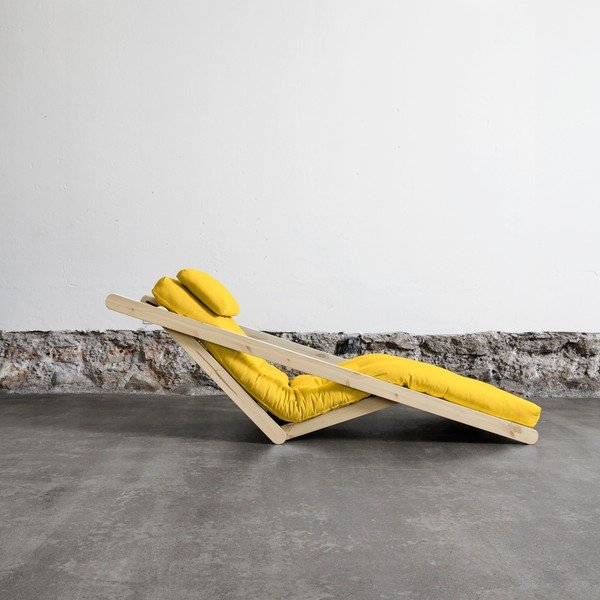 Variabilná leňoška Karup Figo Raw/Amarillo-image-1