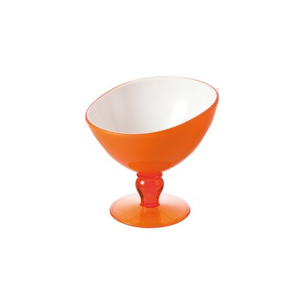 Oranžový pohár na dezert Vialli Design Livio, 180 ml