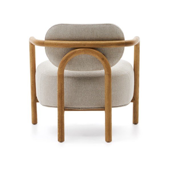 Béžové kreslo Melqui – Kave Home-image-4