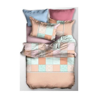 Oranžové predĺžené obliečky na jednolôžko z mikrovlákna 220x155 cm Point – AmeliaHome