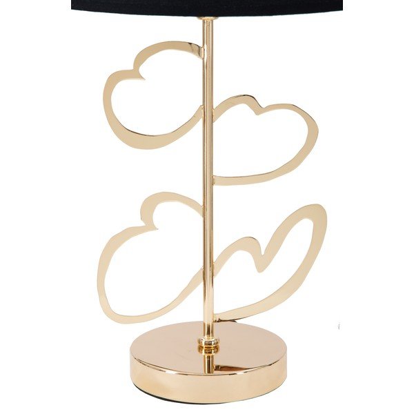 Stolová lampa v čierno-zlatej farbe Mauro Ferretti Glam Heart, výška 61 cm-image-4