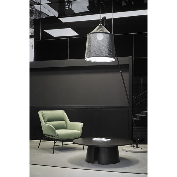 Čierny konferenčný stolík Teulat Cep, ø 110 cm-image-1