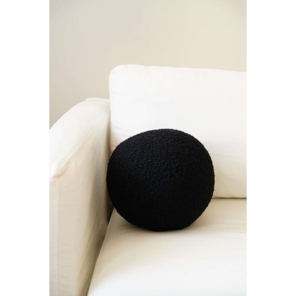 Dekoračný vankúš z materiálu buklé ø 25 cm Top – Mioli Decor-image-1