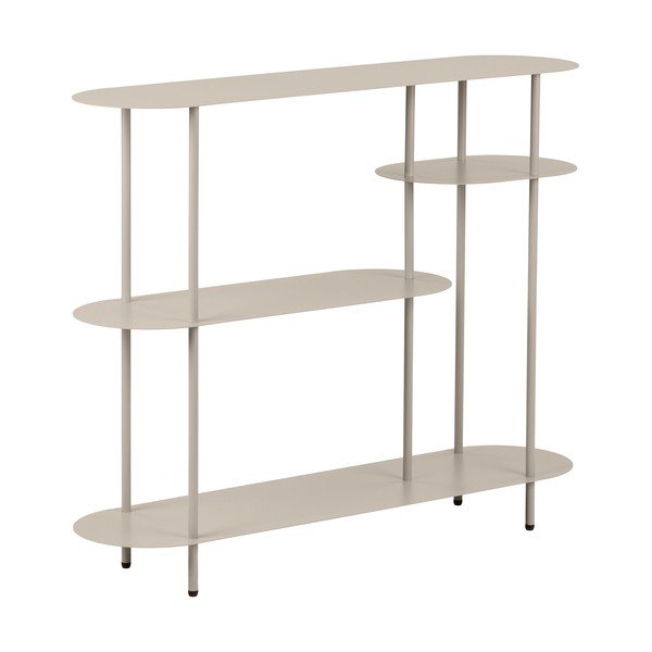 Béžový kovový regál 118x97x31 cm Rieti – House Nordic-image-2