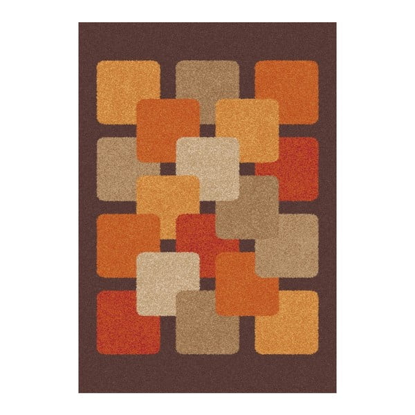 Hnedo-oranžový koberec Universal Boras, 160 × 230 cm