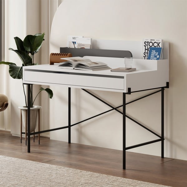 Pracovný stôl so sekretárom 60x113 cm Lila – Marckeric-image-1