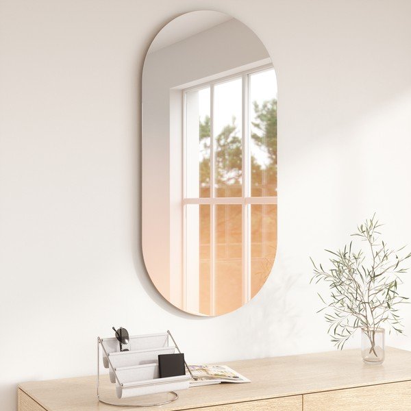 Nástenné zrkadlo 46x92 cm Misto – Umbra-image-1