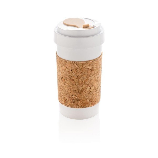 Ekologický termohrnček s korkovým rukávom XD Collection ECO, 400 ml