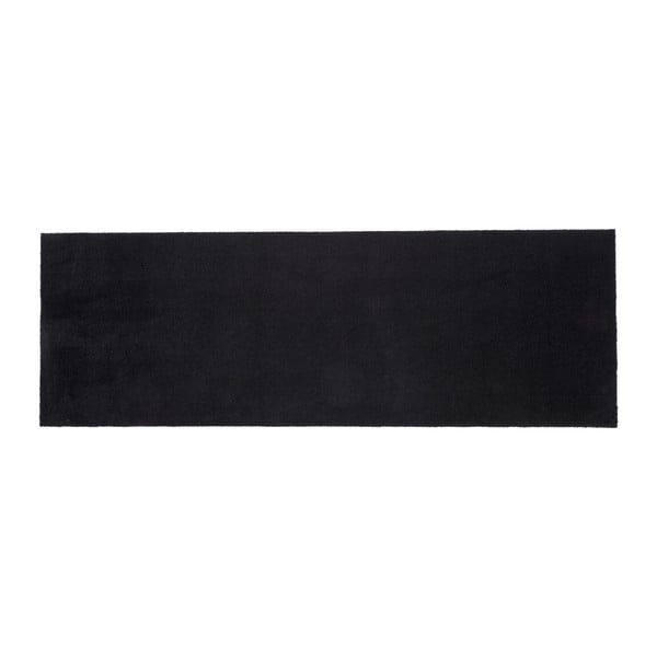 Čierna rohožka Tica copenhagen Unicolor, 67 × 200 cm