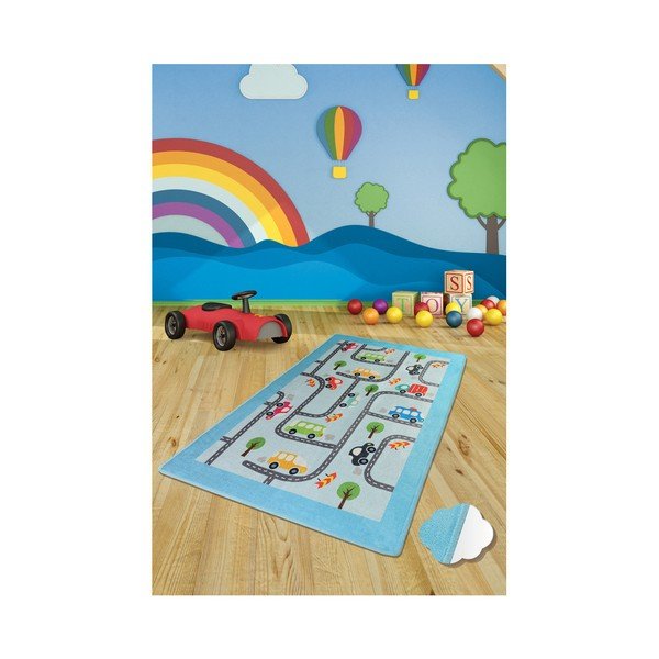Detský koberec Baby Cars, 100 × 160 cm-image-1