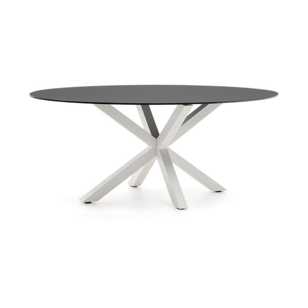 Jedálenský stôl so sklenenou doskou 100x200 cm Argo – Kave Home