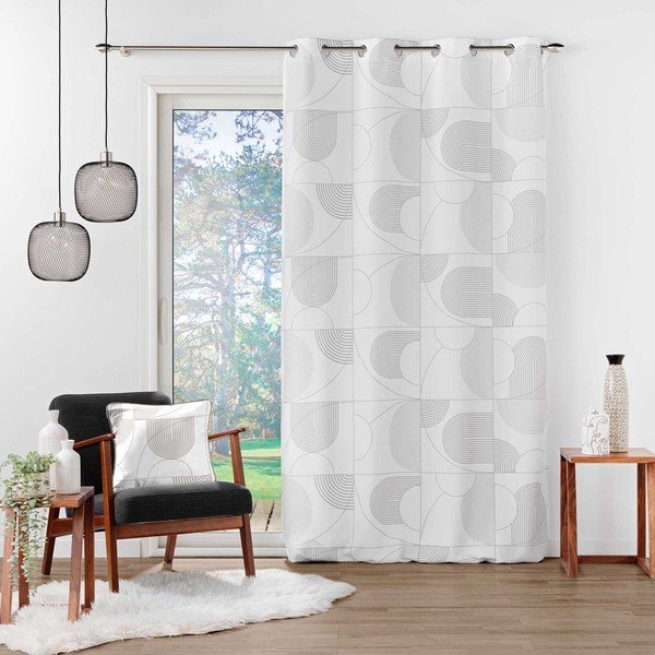 Biely záves 140x280 cm Esquisse – douceur d'intérieur-image-2