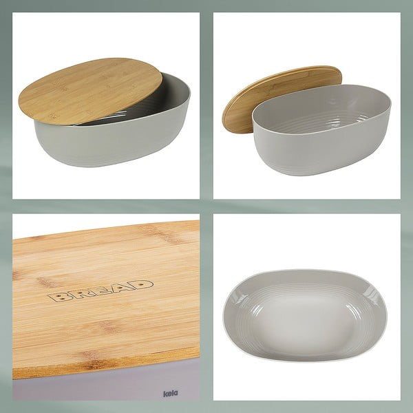 Biela dóza na chleba Kela Namur, 37,5 x 23 cm-image-3