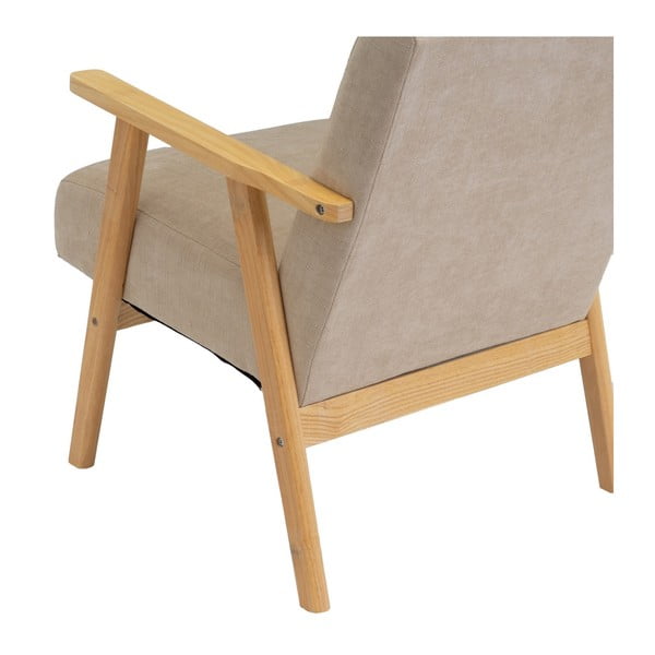 Béžové ženilkové kreslo Vintage – Casa Selección-image-4