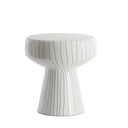 Kovový okrúhly odkladací stolík ø 38 cm Dakwa – Light & Living