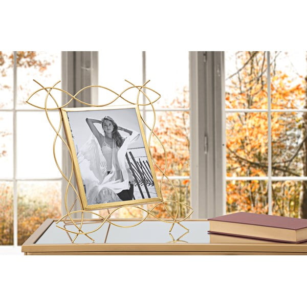 Kovový stojací rámček na fotky Mauro Ferretti Glam X, 35,5 x 37 cm-image-1