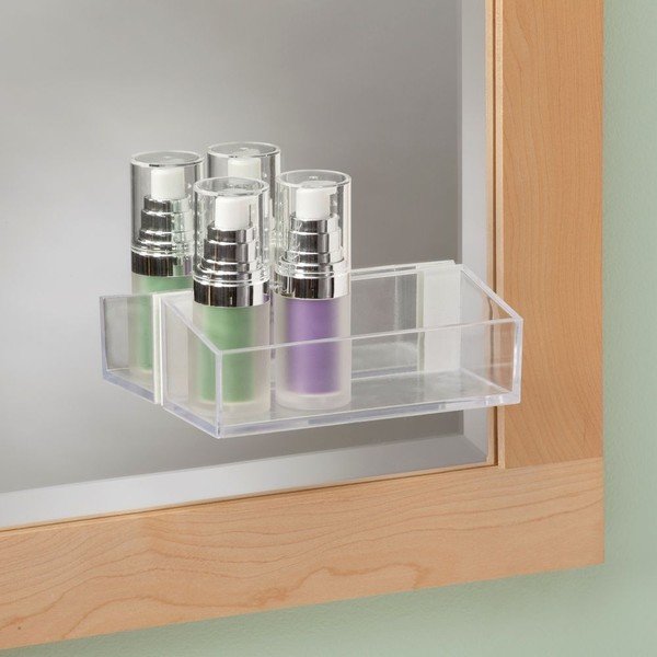 Nástenný organizér InterDesign Affixx Tray, dĺžka 15,5 cm-image-1