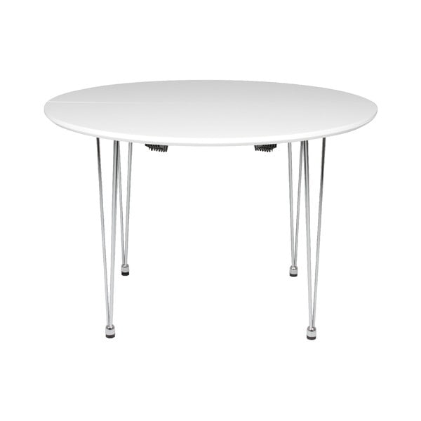 Biely jedálenský stôl Actona Belina, 160 × 110 cm