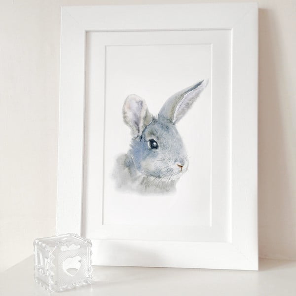 Plagát Bunny Portrait A3