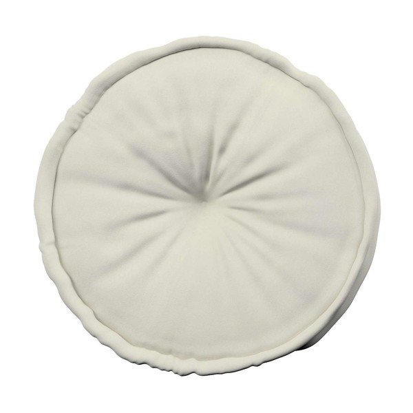 Biely sedací vak Posh Velvet - Yellow Tipi-image-1