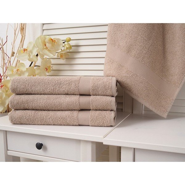 Svetlohnedá froté osuška 70x140 cm Adria –  B.E.S.-image-2