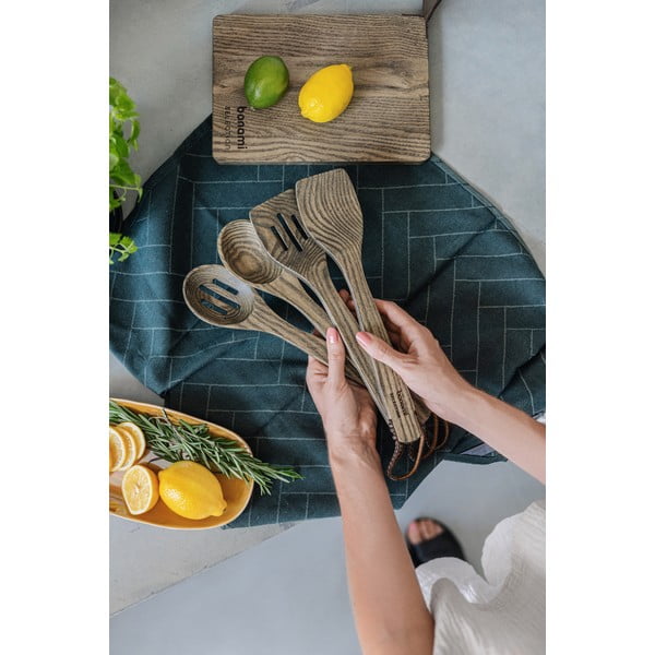 Drevená súprava kuchynského náčinia 4 ks – Bonami Selection-image-2