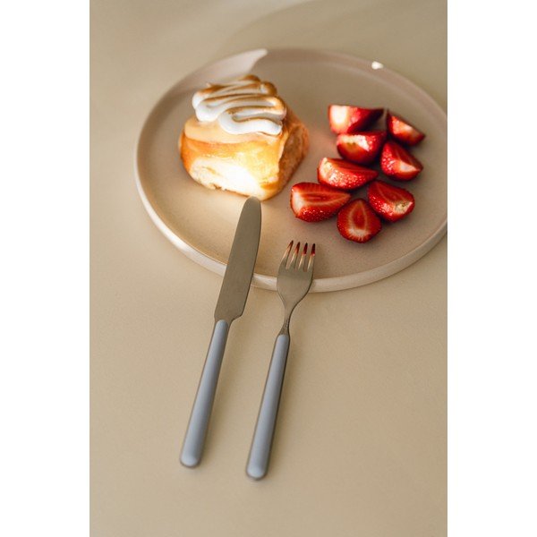 Svetlomodrý/v striebornej farbe antikoro príbor 4 ks pre 1 osobu Noli – noo.ma-image-2