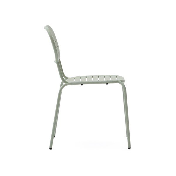 Kovová záhradná stolička v mentolovej farbe Brai – Kave Home-image-3