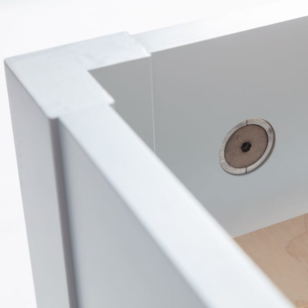 Biela dvojlôžková posteľ z bukového dreva s roštom 160x200 cm Dabi - Ragaba-image-4