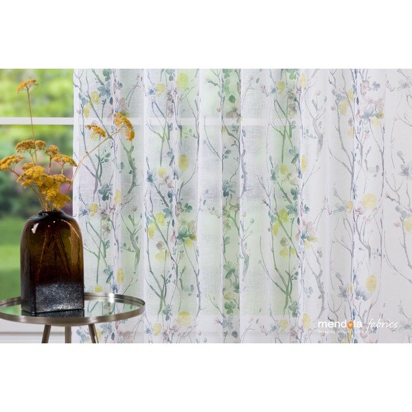 Sivo-biela záclona 300x260 cm Olivia – Mendola Fabrics-image-4
