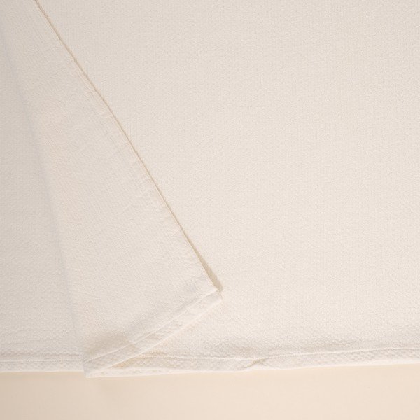 Biela bavlnená prikrývka na dvojlôžko 160x220 cm Hasir - Mijolnir-image-3