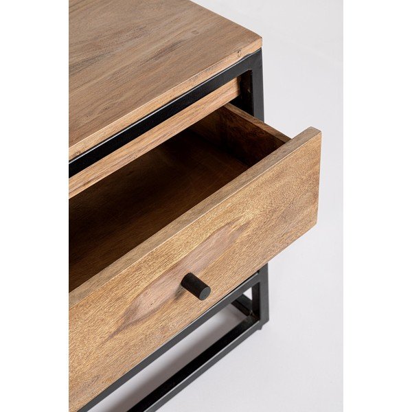 TV stolík z masívu sheesham v prírodnej farbe 175x50x45 cm Nartan – Bizzotto-image-1