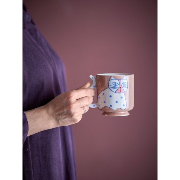 Svetlohnedé hrnčeky v súprave 4 ks Missy – Bloomingville-image-2