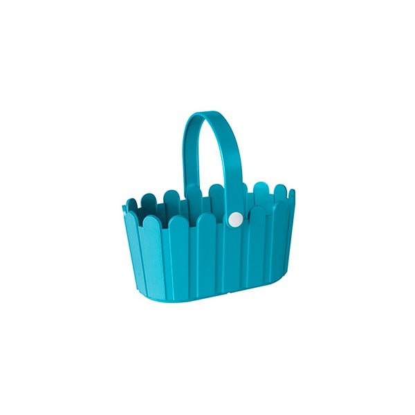 Kvetináč Landhaus Basket Turquoise