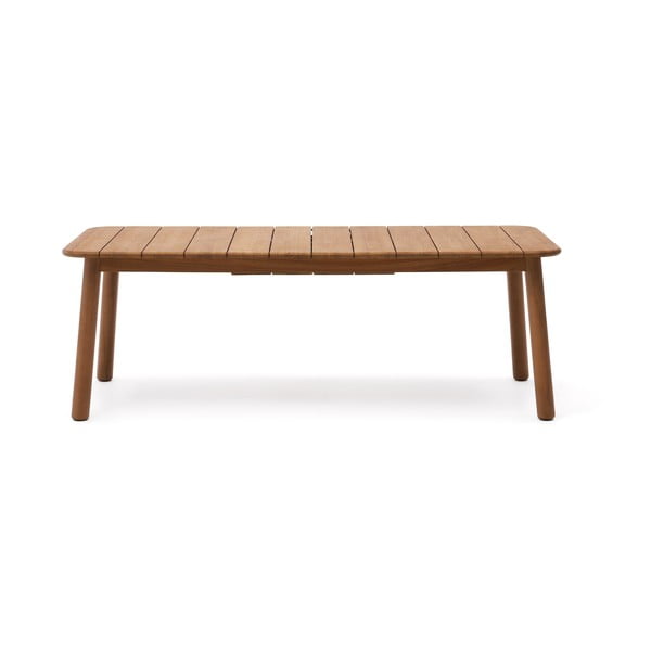 Záhradný jedálenský stôl z tíkového dreva 100x220 cm Turqueta – Kave Home