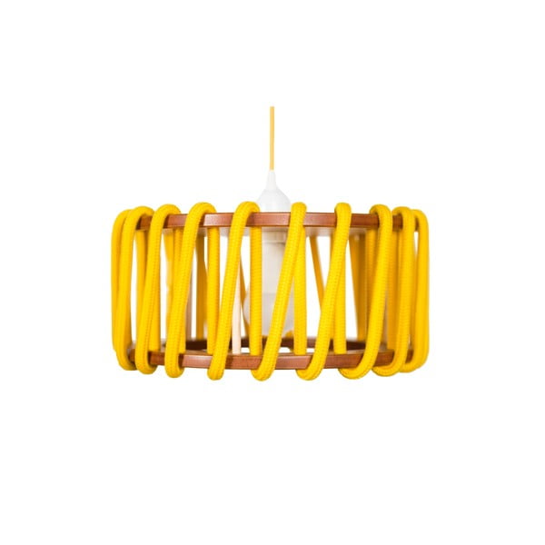 Žlté stropné svietidlo EMKO Macaron, 30 cm