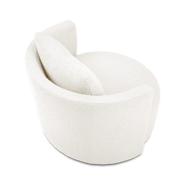 Biele otočné kreslo Interieurs 86 Nael-image-3