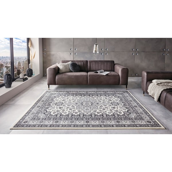 Krémovo-sivý koberec Nouristan Parun Tabriz, 120 x 170 cm-image-1