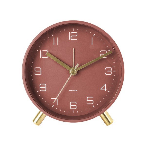 Červený budík Karlsson Lofty, ø 11 cm-image-1