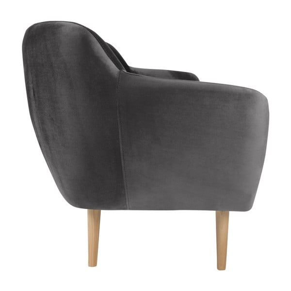 Sivá trojmiestna pohovka Mazzini Sofas Benito-image-4