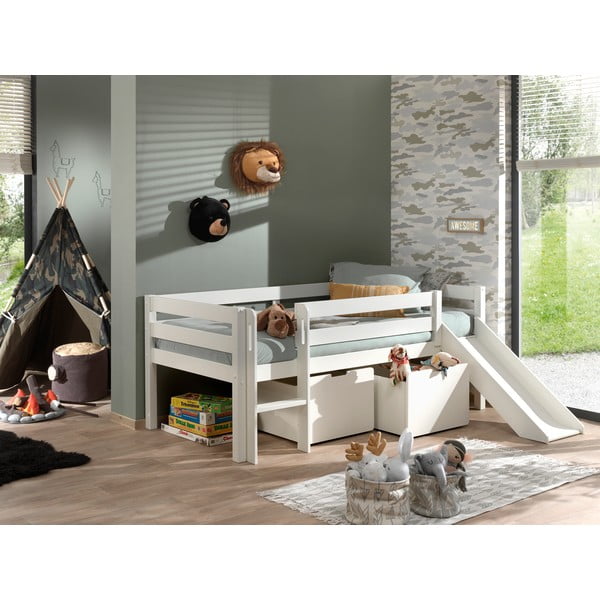 Biele zásuvky pod detskú posteľ 2 ks Pino – Vipack-image-3